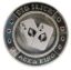 Big Slick silver round card protector Ace & King 33g