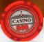 Casino poker chip, 500 dollars, 14 g