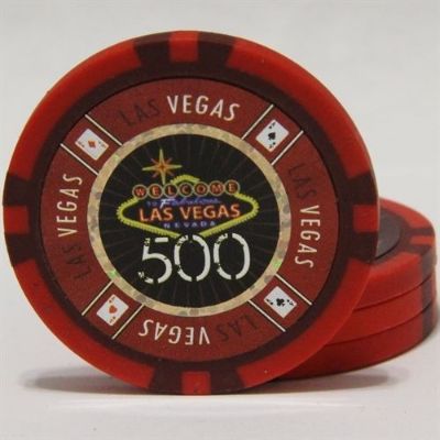 Las Vegas $500 poker chip 14gr