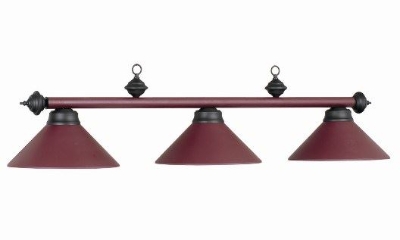 Image de Lampe de billard en métal - Cerise