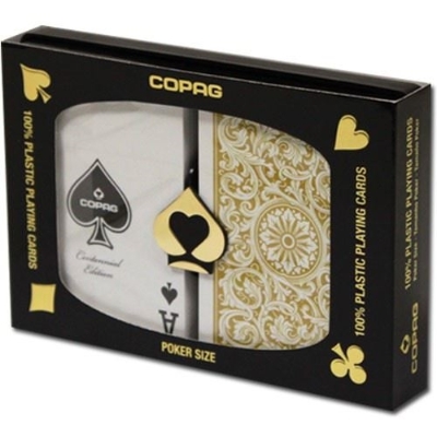 Copag poker duopack gift box black and gold