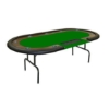 Supreme poker table with dealer, green felt top