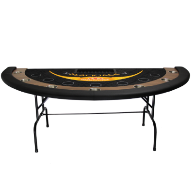 Image de TABLE À BLACKJACK AVEC PATTES PLIANTES (tapis grade casino)