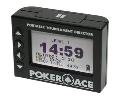 Tournament Director Poker Aces timer front view