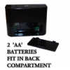 Battery compartment with remote for Tournament Director timer
