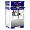 16oz blue popcorn machine angle view