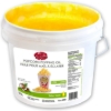 Open tub of yellow coconut oil 3.785L
