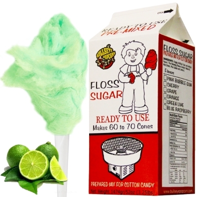 Picture of 72009 Sucre à barbe a papa  LIME-VERT 3.25lb