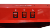 Red machine top for 8oz Oscar popcorn machine with switches