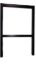 Black long support for legs part F