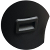 Close-up of handle on back of DENZO poker chair